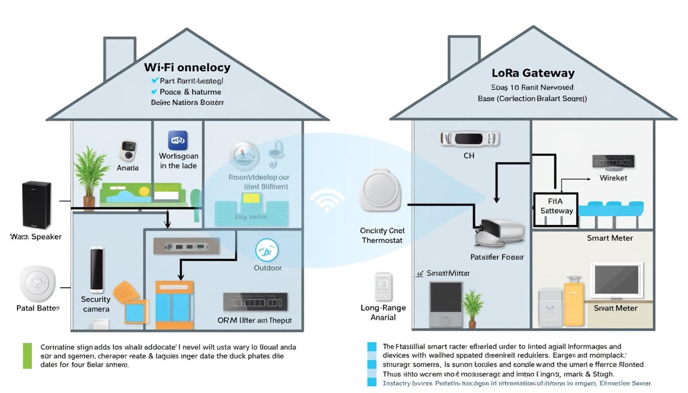 découvrez les différences entre le wifi et le lora pour connecter votre maison intelligente. comparez portée, consommation d'énergie et usages pour choisir la meilleure technologie adaptée à vos besoins en domotique.